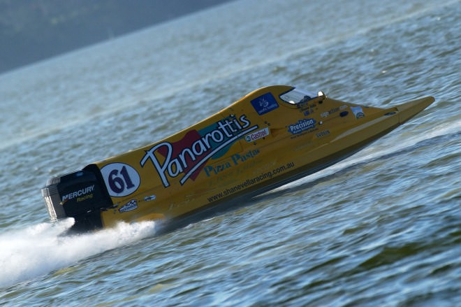 Shane Vella at speed - 2997 Australian F1 Super Boats Round 2 at Toukley © Theo Spykers 